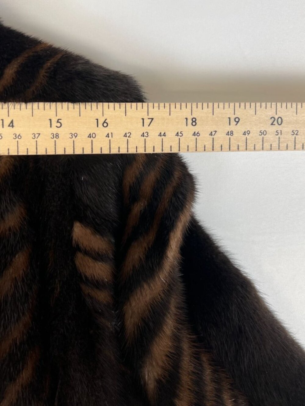 Vintage 70's Cheung's Furriers Women S/M Dark Brown Genuine Mink Fur Coat Jacket - Picture 7 of 8